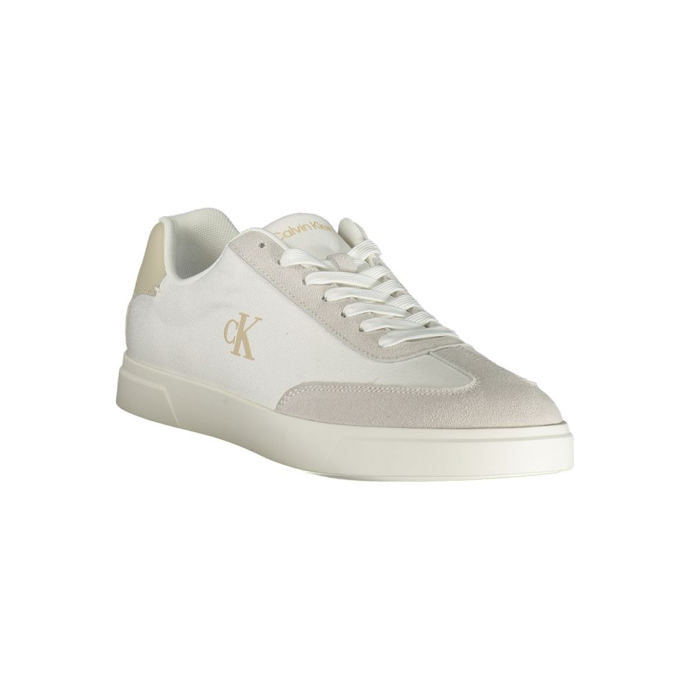 Calvin Klein White Polyester Athletic Sneakers Calvin Klein