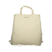 Desigual Bianco Poliuretano Female Mini Backpack Desigual
