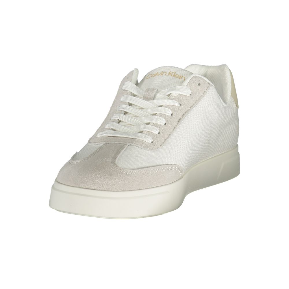 Calvin Klein White Polyester Athletic Sneakers Calvin Klein