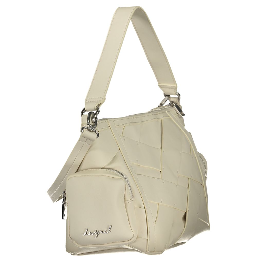 Desigual White Polyurethane Women's Shoulder Bag Desigual