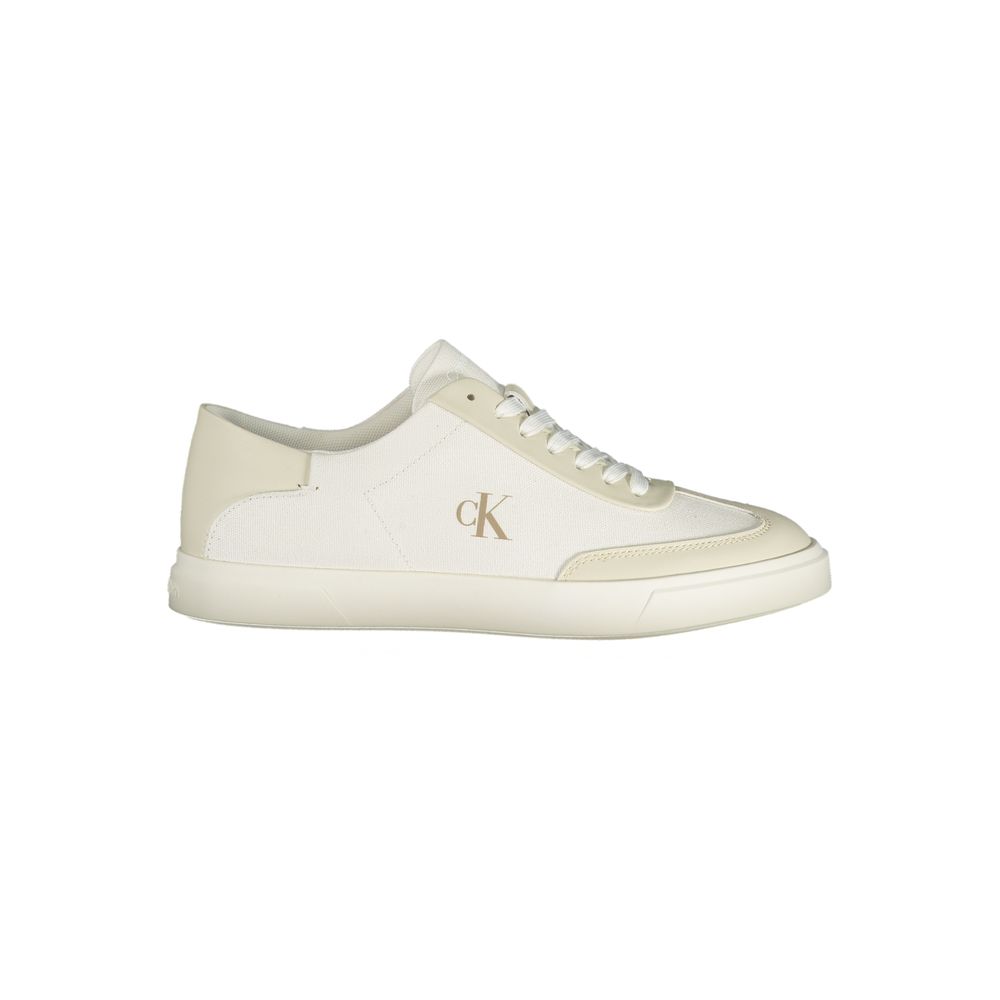Calvin Klein White Polyester Athletic Sneakers Calvin Klein