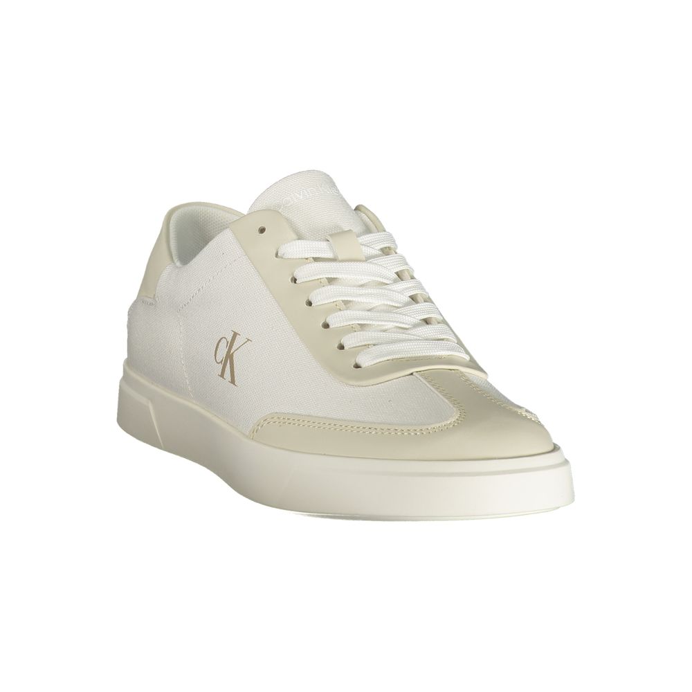 Calvin Klein White Polyester Athletic Sneakers Calvin Klein