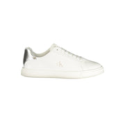Calvin Klein White Polyester Low Top Sneakers Calvin Klein