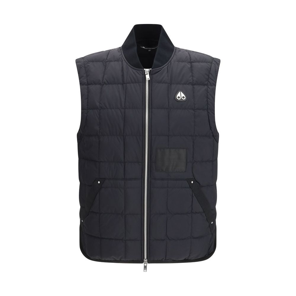 Moose Knuckles Black Nylon Sleveless Jacket Moose Knuckles