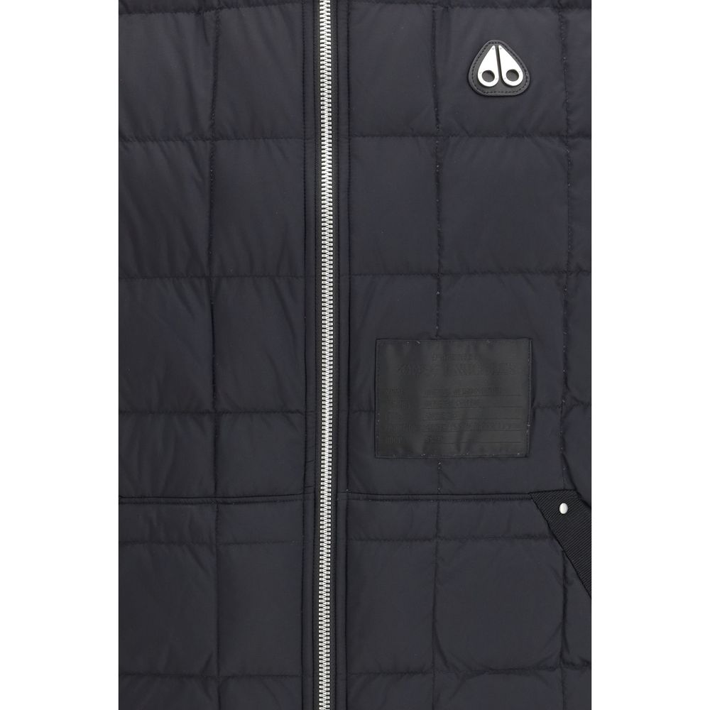 Moose Knuckles Black Nylon Sleveless Jacket Moose Knuckles