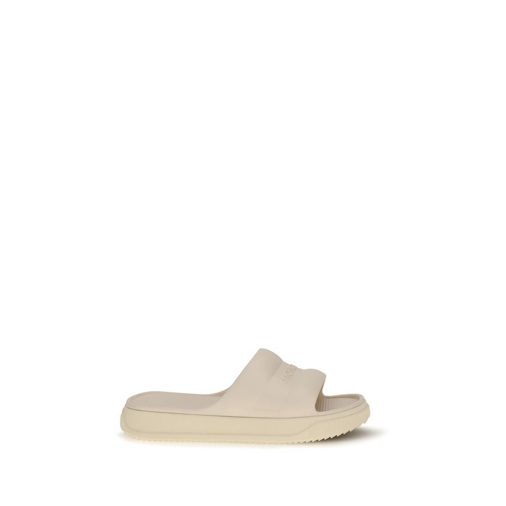 Moncler Beige Rubber Sandals Moncler