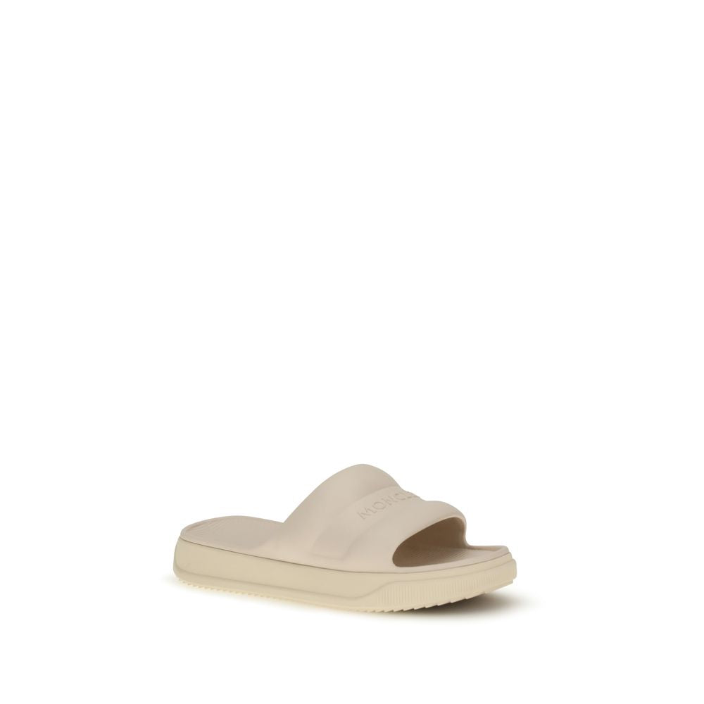 Moncler Beige Rubber Sandals Moncler