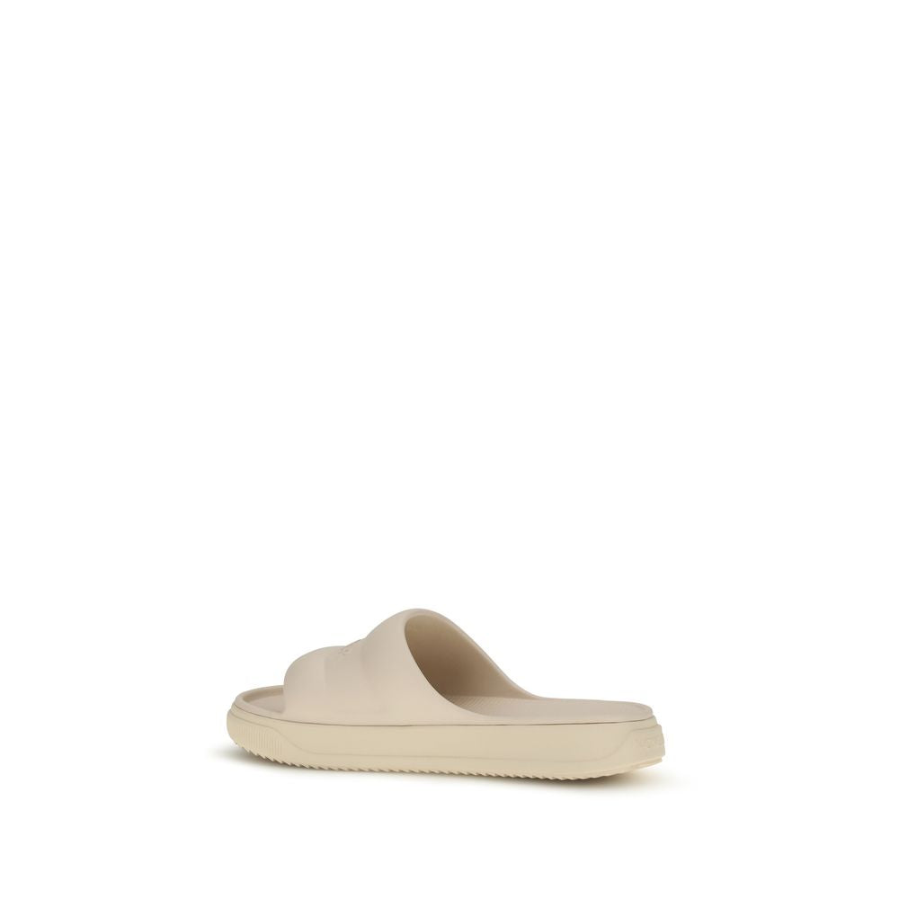 Moncler Beige Rubber Sandals Moncler