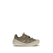 Moncler Gray Calf Leather Bos Taurus Athletic Sneakers Moncler