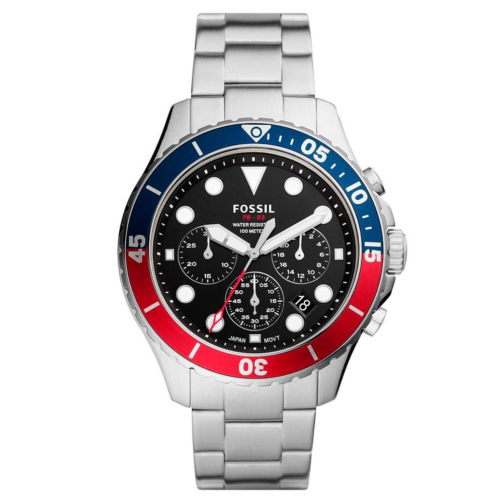 Fossil Gray Stainless Steel Sport Watch Fossil