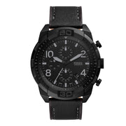 Fossil Black Leather Sport Watch Fossil