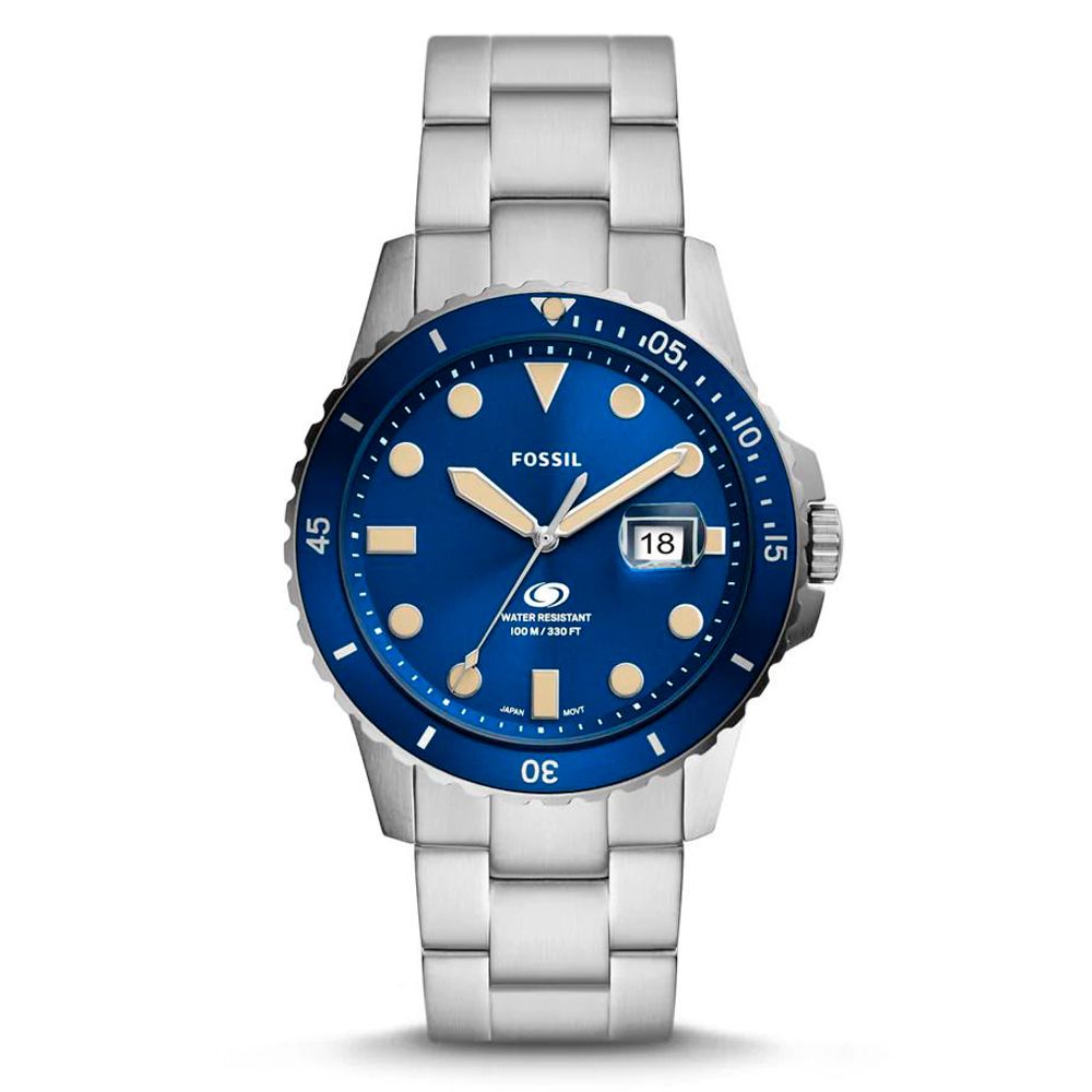 Fossil Gray Stainless Steel Dress Watch Fossil