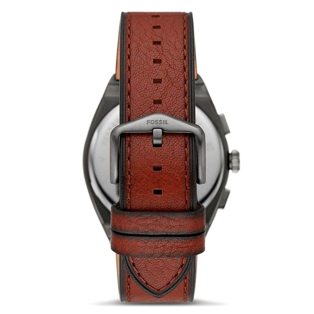 Fossil Brown Leather Dress Watch Fossil