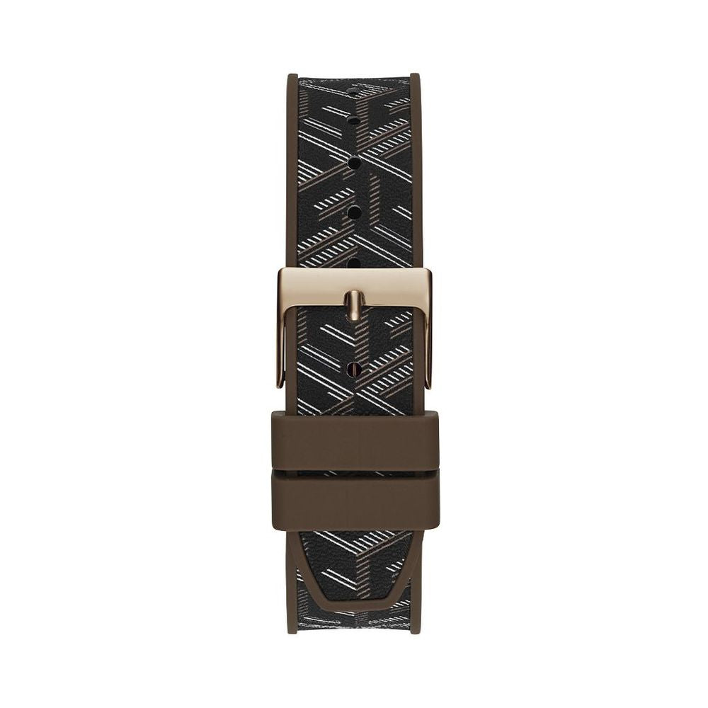 Guess Brown Synthetic Dress Watch Guess