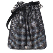Jimmy Choo Black Satin Crossbody Bag