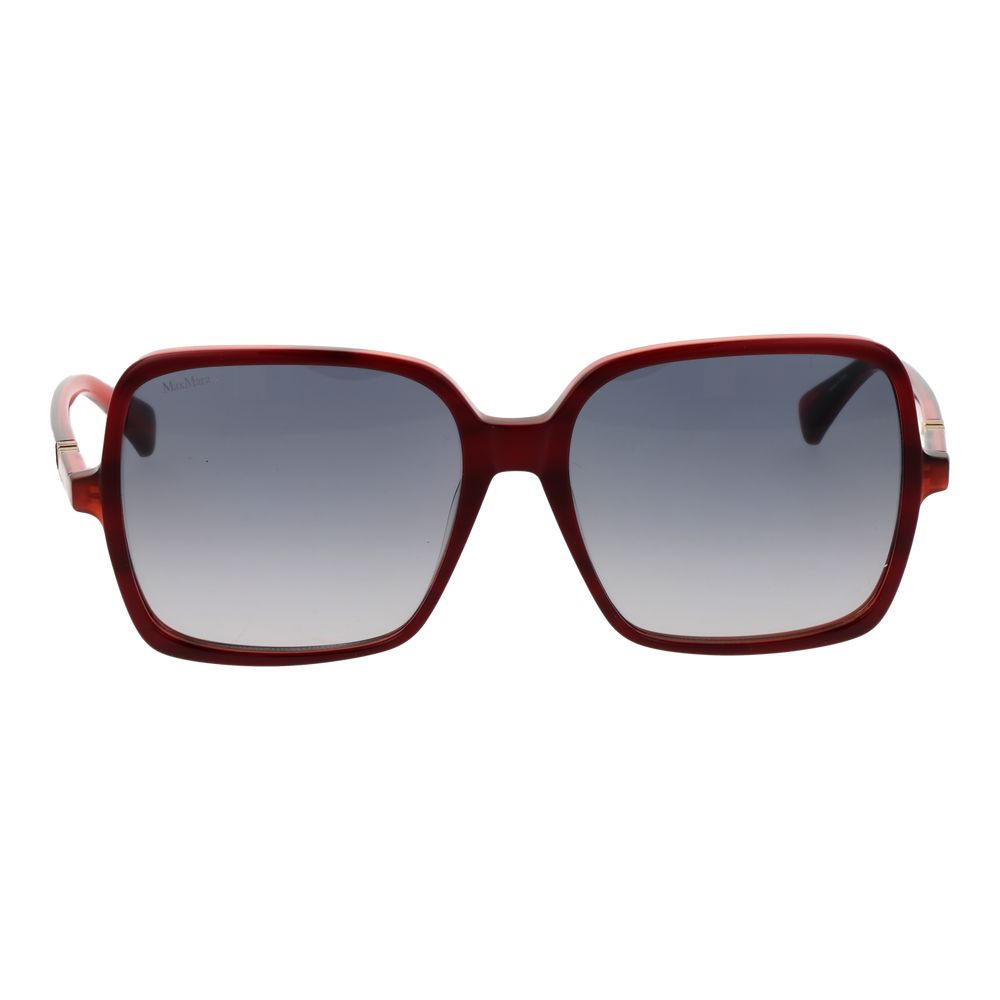 Max Mara Burgundy Acetate Sunglasses Max Mara