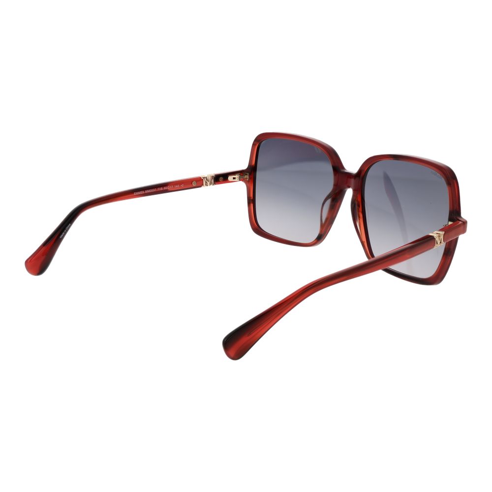 Max Mara Burgundy Acetate Sunglasses Max Mara