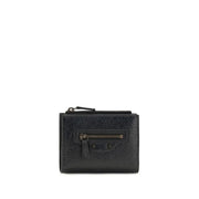 Balenciaga Black Lamb Ovis Aries Aries Wallet
