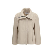Lardini Beige Polyester Full-Length Jacket