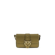 PINKO Bicolor Calf Leather Bos Taurus Shoulder Bag PINKO