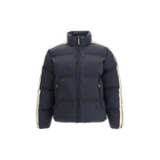 Palm Angels Black Polyamide Full-Length Jacket Palm Angels