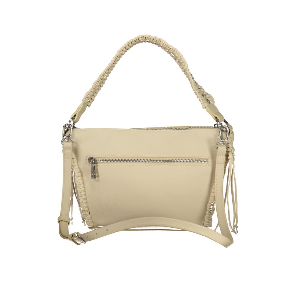 Desigual Beige Polyurethane Women Handbag Desigual