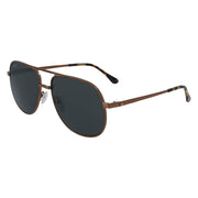Lacoste Brown Metal Sunglasses Lacoste