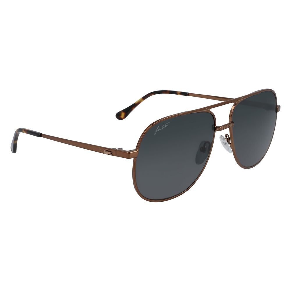 Lacoste Brown Metal Sunglasses Lacoste