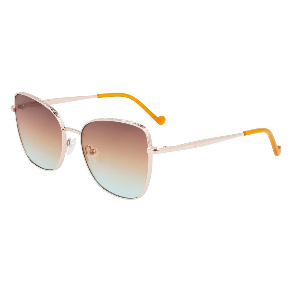 Liu Jo Gold Metal Sunglasses Liu Jo