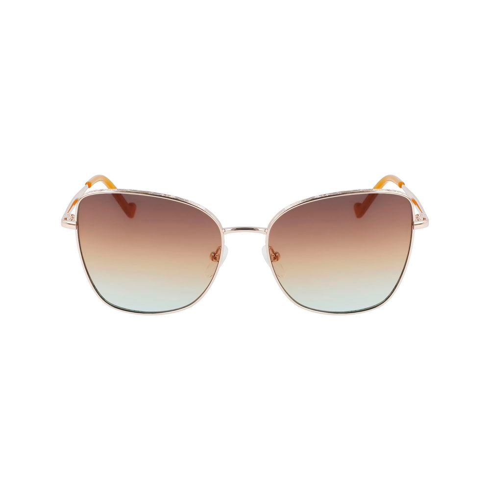 Liu Jo Gold Metal Sunglasses Liu Jo