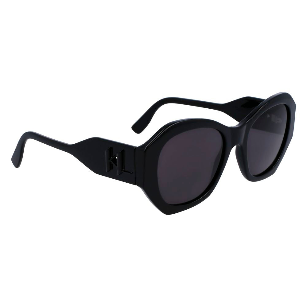 Karl Lagerfeld Black Injected Sunglasses Karl Lagerfeld