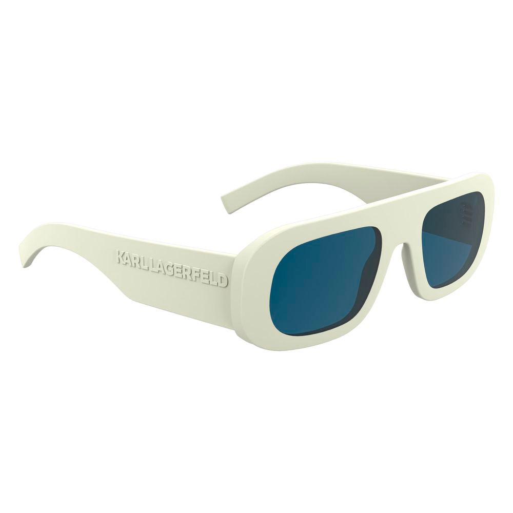 Karl Lagerfeld White Injected Sunglasses Karl Lagerfeld