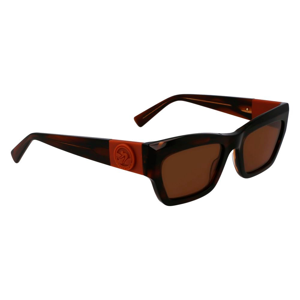 Longchamp Brown Acetate Sunglasses Longchamp