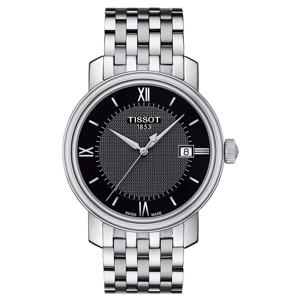 Tissot Gray Stainless Steel Dress Watch Tissot
