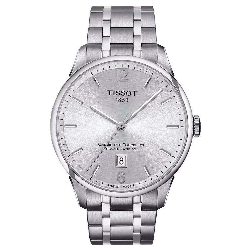 Tissot Gray Stainless Steel Dress Watch Tissot