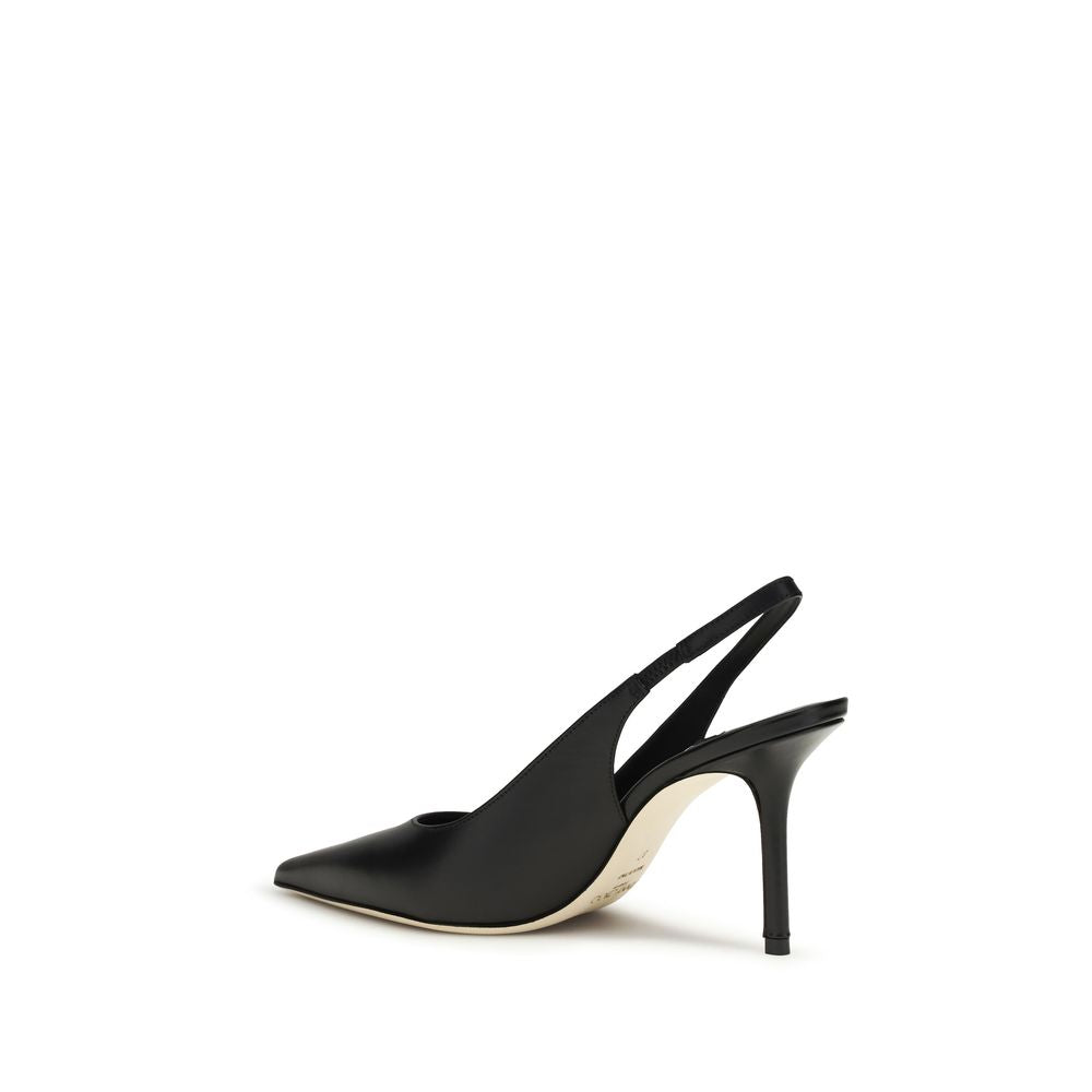 Jimmy Choo Black Calf Leather Bos Taurus Platform Pumps Jimmy Choo