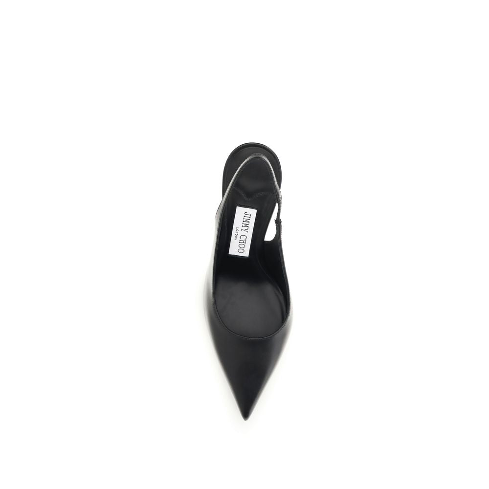 Jimmy Choo Black Calf Leather Bos Taurus Platform Pumps Jimmy Choo
