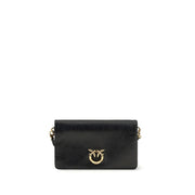 PINKO Black Goatskin Shoulder Bag PINKO