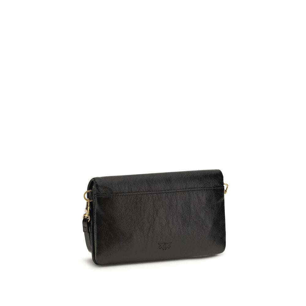 PINKO Black Goatskin Shoulder Bag PINKO