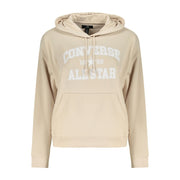 Converse Beige Cotton Women's Hoodie