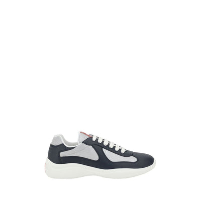 Prada Blue Polyamide Athletic Sneakers for Men