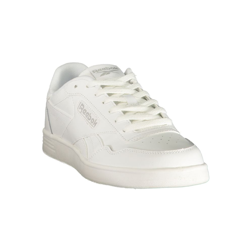 Reebok White Polyester Athletic Sneakers Reebok
