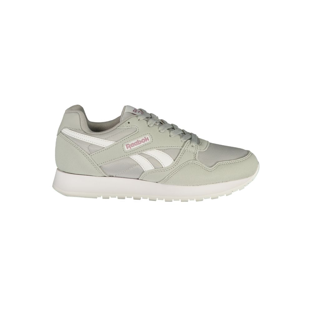 Reebok Gray Polyester Athletic Sneakers Reebok