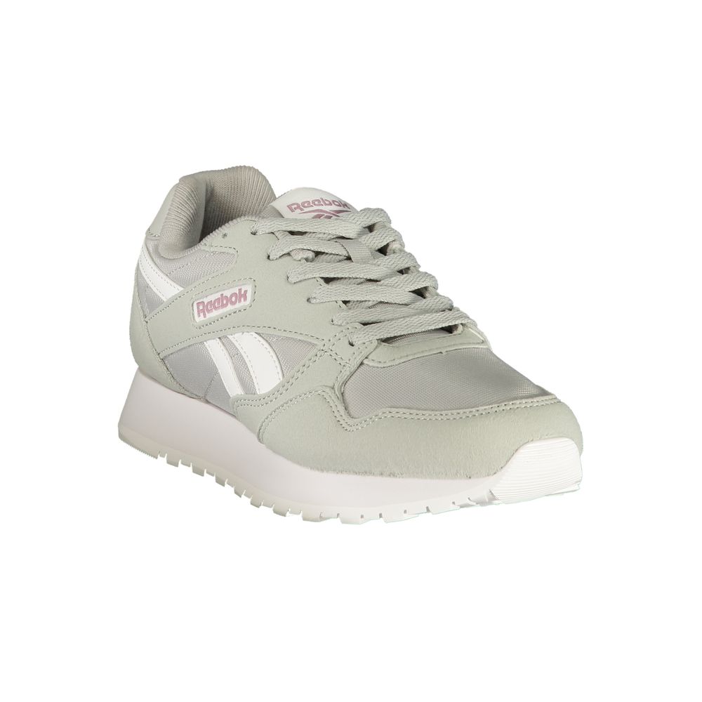 Reebok Gray Polyester Athletic Sneakers Reebok