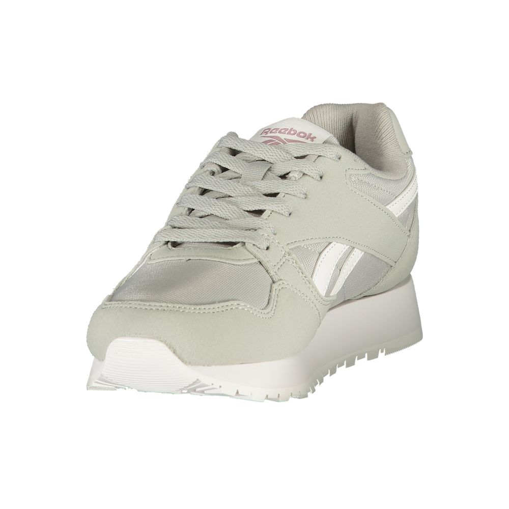 Reebok Gray Polyester Athletic Sneakers Reebok