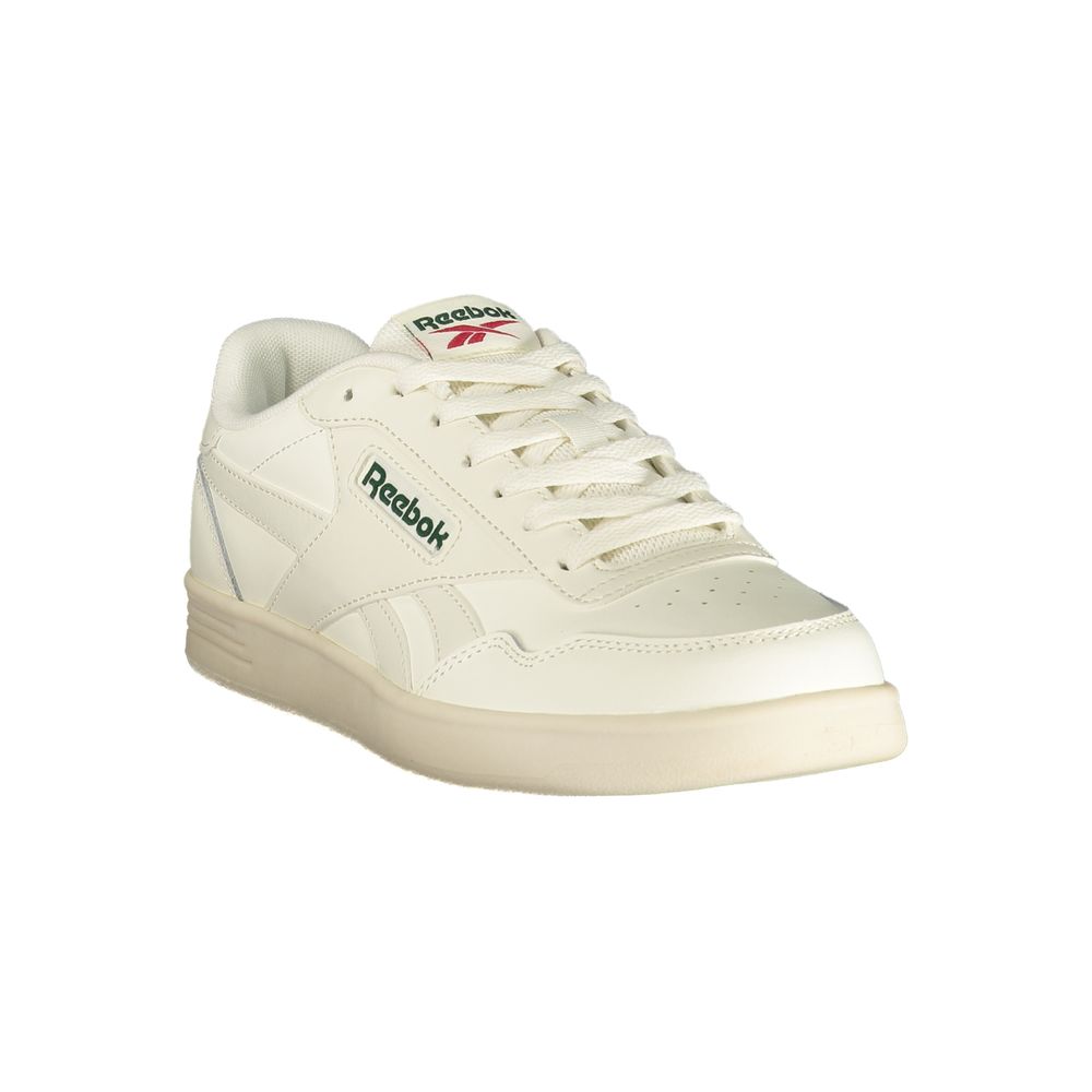 Reebok White Polyester Athletic Sneakers Reebok
