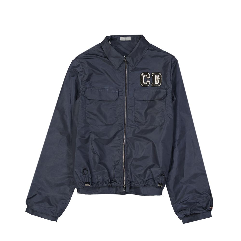 Dior Blue Polyamide Full-Length Jacket