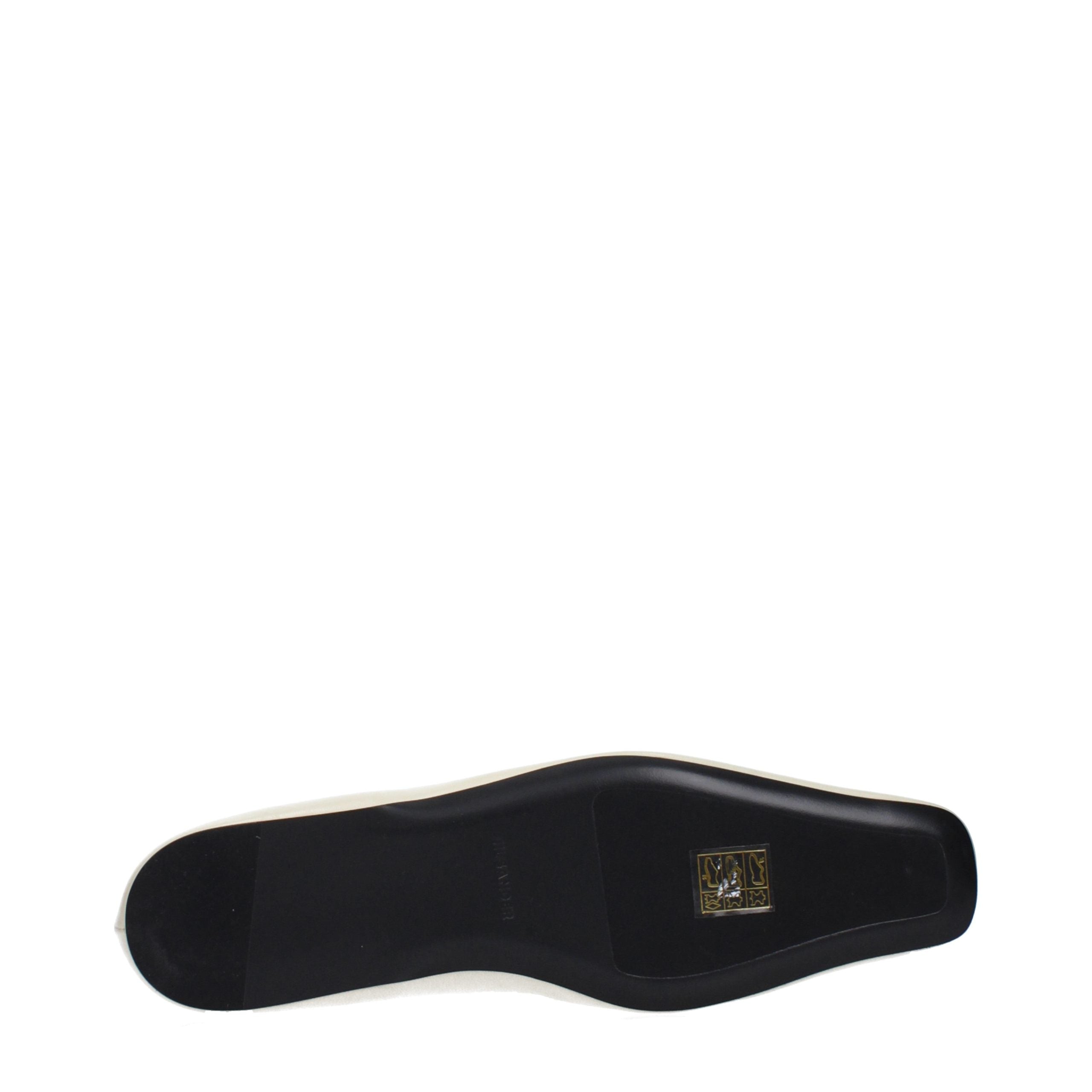 Jil Sander Beige Leather Ballet Flats