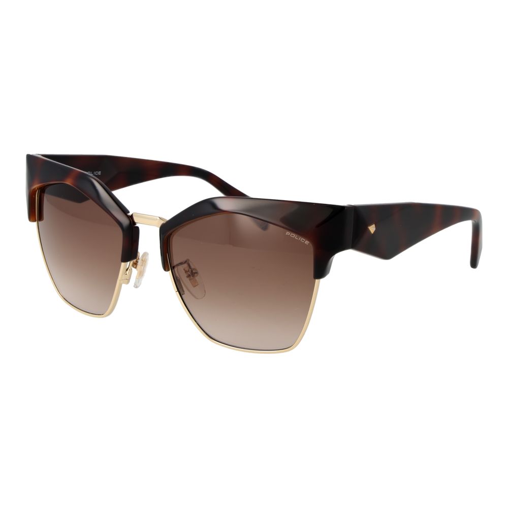 Police Brown Plastic Sunglasses Police