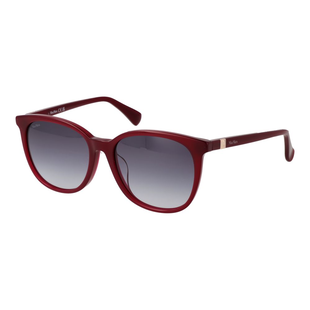 Max Mara Burgundy Acetate Sunglasses Max Mara